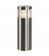 1 Light Vap Slim 30 Bollard Light, Stainless Steel Brushed, E27, IP44