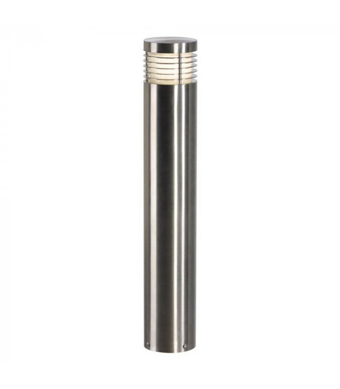 1 Light Vap Slim 60 Bollard Light, Stainless Steel Brushed, E27, IP44