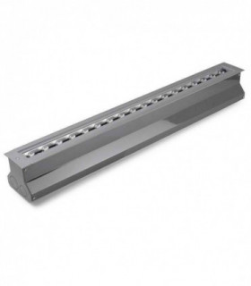 LED Outdoor Wall Washer Light Grey IP67  - Warm White