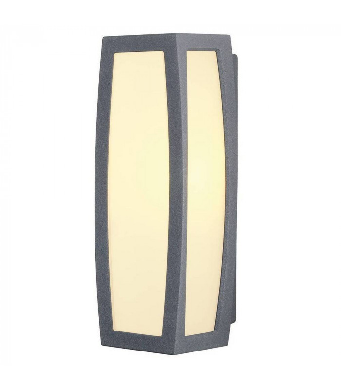 1 Light Wall And Ceiling Light, Anthracite, E27, With Motion Sensor, IP54