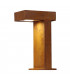 1 Light Rusty Pathlight, Rusted Iron, Gx53, IP44