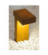 1 Light Rusty Pathlight, Rusted Iron, Gx53, IP44