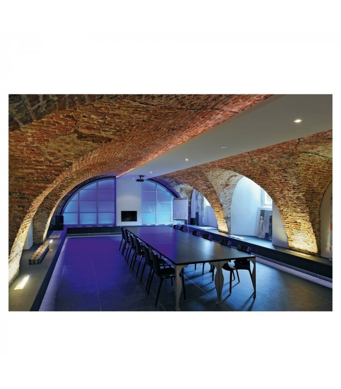 1 Light Ground Light Profile, Stainless Steel 316, Energy Saver, 14W, Ip67