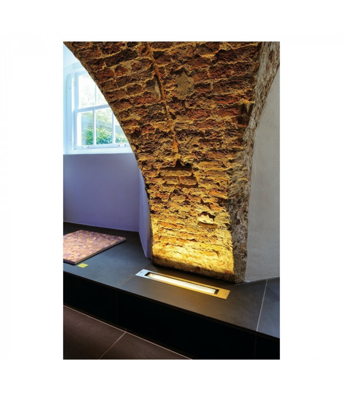 1 Light Ground Light Profile, Stainless Steel 316, Energy Saver, 14W, Ip67