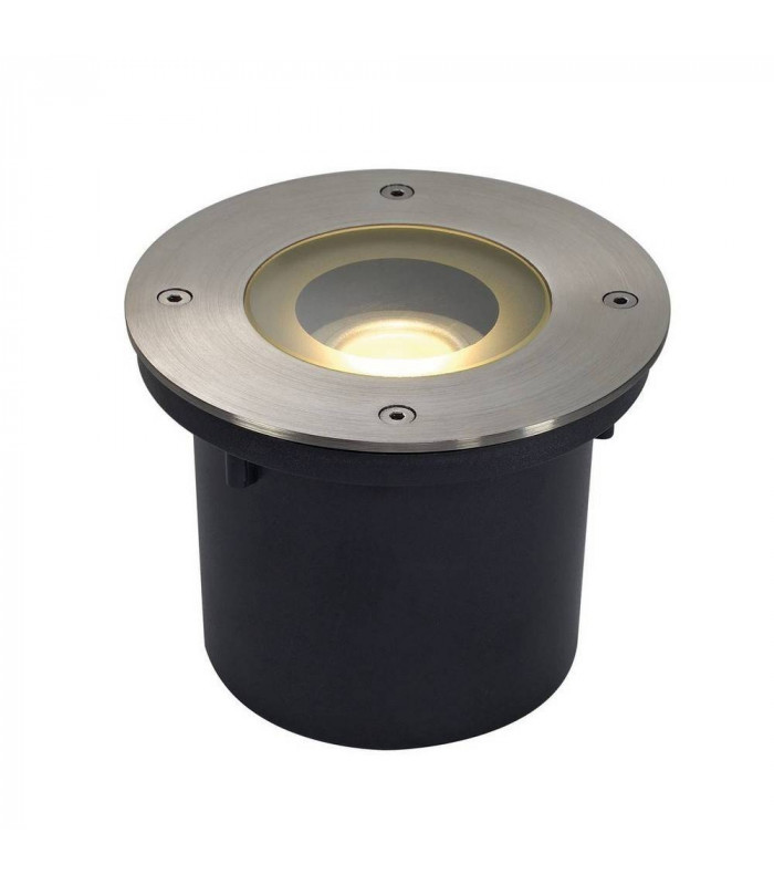 LED Ground Light Fitting, Round, Stainless Steel 316, IP67