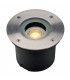 LED Ground Light Fitting, Round, Stainless Steel 316, IP67