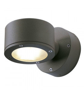 1 Light Wall Light, Anthracite, Gx53 Energy Saver, Ip44