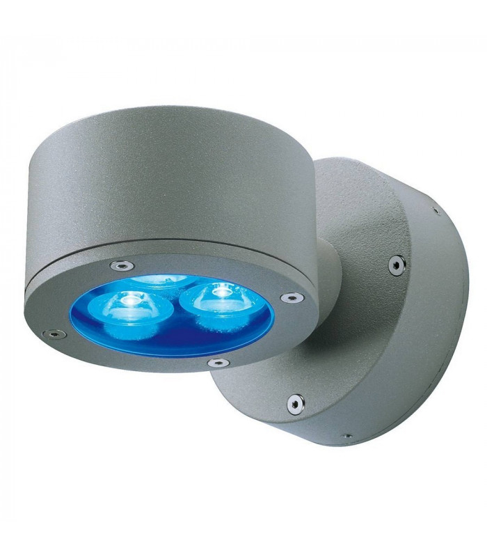 1 Light Wall Light, Anthracite, Gx53 Energy Saver, Ip44