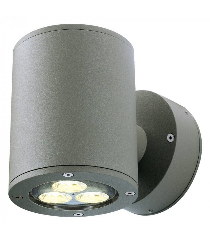 2 Light Wall Light, Anthracite, 2Xgx53, Ip44