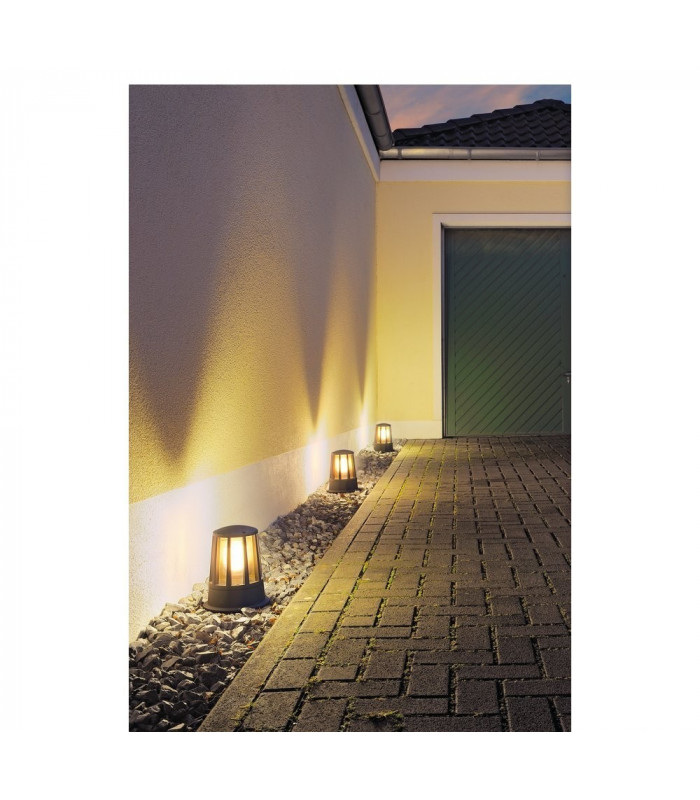 1 Light Floor Light, Anthracite, E27, Ip54