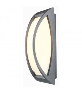 1 Light Wall And Ceiling Light, Anthracite, E27 Energy Saver, Ip54