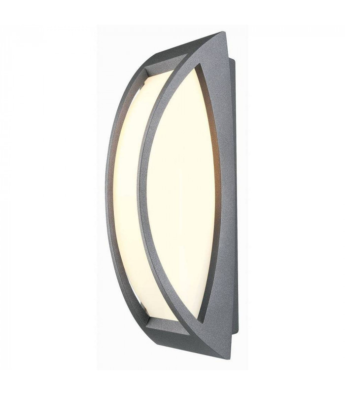 1 Light Wall And Ceiling Light, Anthracite, E27 Energy Saver, Ip54
