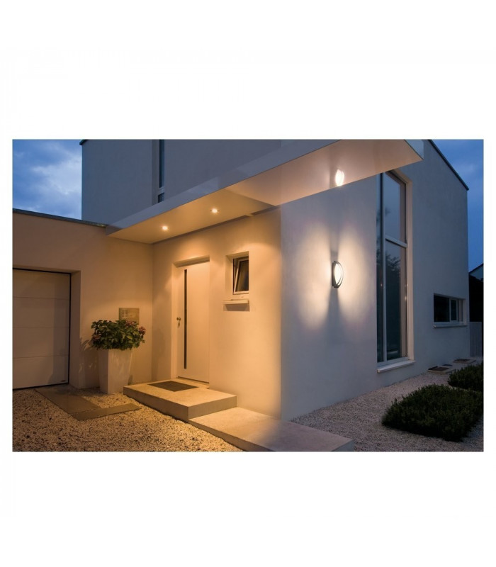 1 Light Wall And Ceiling Light, Anthracite, E27 Energy Saver, Ip54