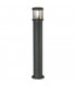 1 Light Otos Glass Bollard Light, Anthracite, E27 Energy Saver, Ip43