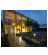 1 Light Otos Glass Bollard Light, Anthracite, E27 Energy Saver, Ip43