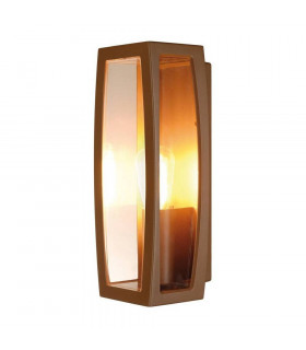 1 Light Wall Light, Rust, E27, Ip54