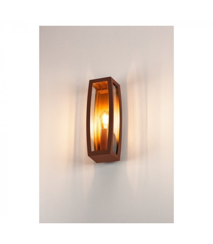 1 Light Wall Light, Rust, E27, Ip54