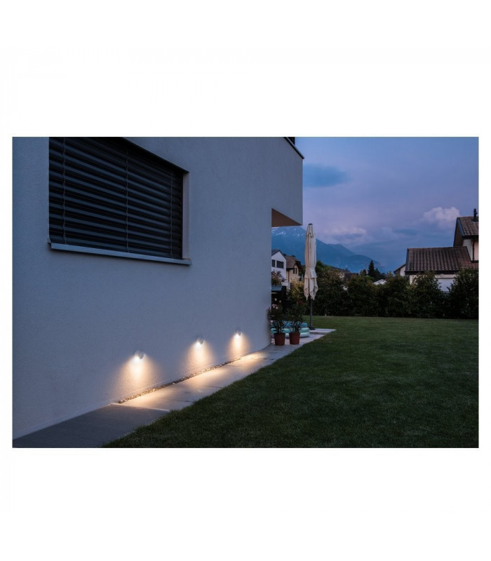 LED Wall Light, White, 3000K, IP44