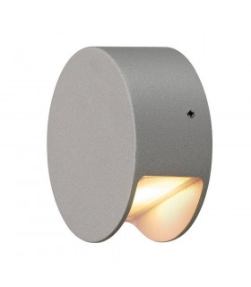 Wall Light, Silver-Grey, 3.3W Led, 3000K, Ip44