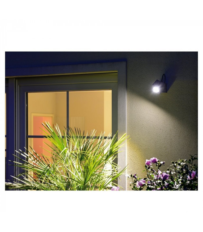 Outdoor Square Wall Light, Anthracite, 6.7W Cob Led, 3000K, IP54