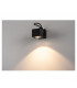 Outdoor Square Wall Light, Anthracite, 6.7W Cob Led, 3000K, IP54