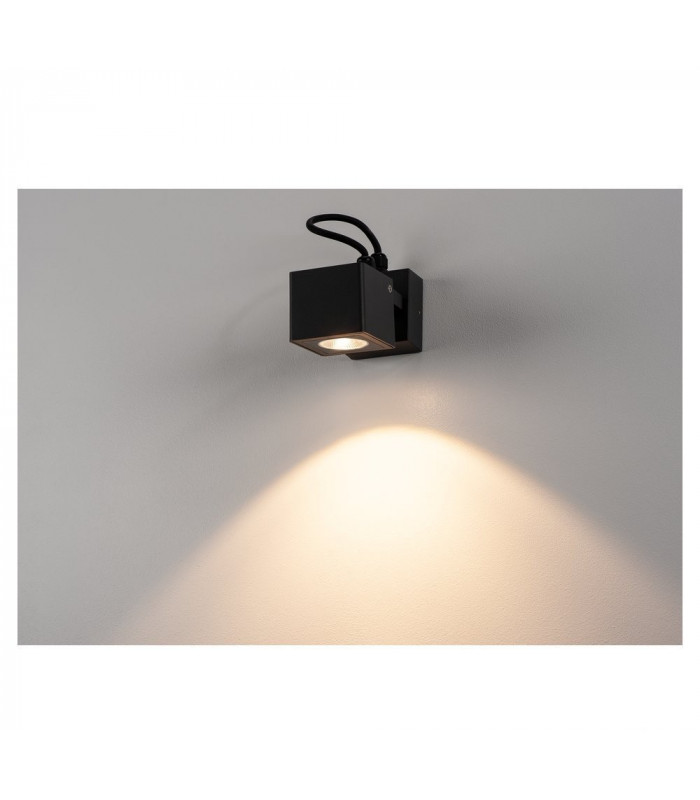 Outdoor Square Wall Light, Anthracite, 6.7W Cob Led, 3000K, IP54