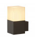 1 Light Wall Light, Anthracite, White, E27 Energy Saver, Ip44