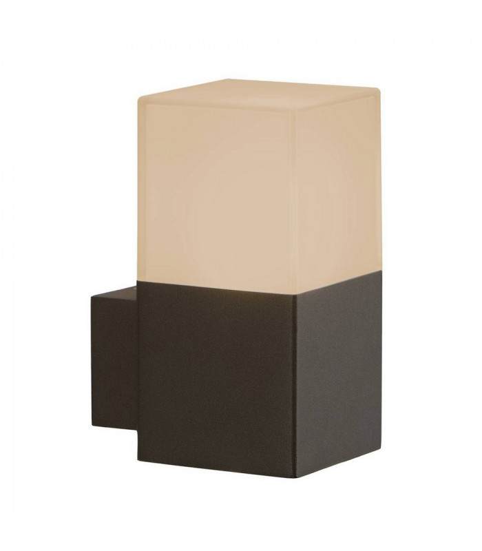 1 Light Wall Light, Anthracite, White, E27 Energy Saver, Ip44