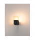 1 Light Wall Light, Anthracite, White, E27 Energy Saver, Ip44