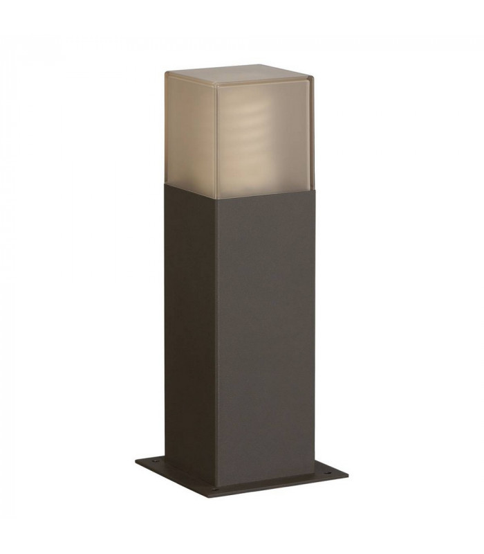 1 Light Grafit Sl 30 Bollard Light, Anthracite, White, E27 Energy Saver, Ip44