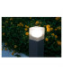 1 Light Grafit Sl 60 Bollard Light, Anthracite, White, E27 Energy Saver, Ip44