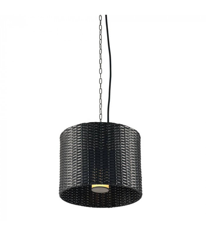 1 Light Outdoor Pendant, Round, Anthracite, H 38.5, 30.5 cm, IP44, E27