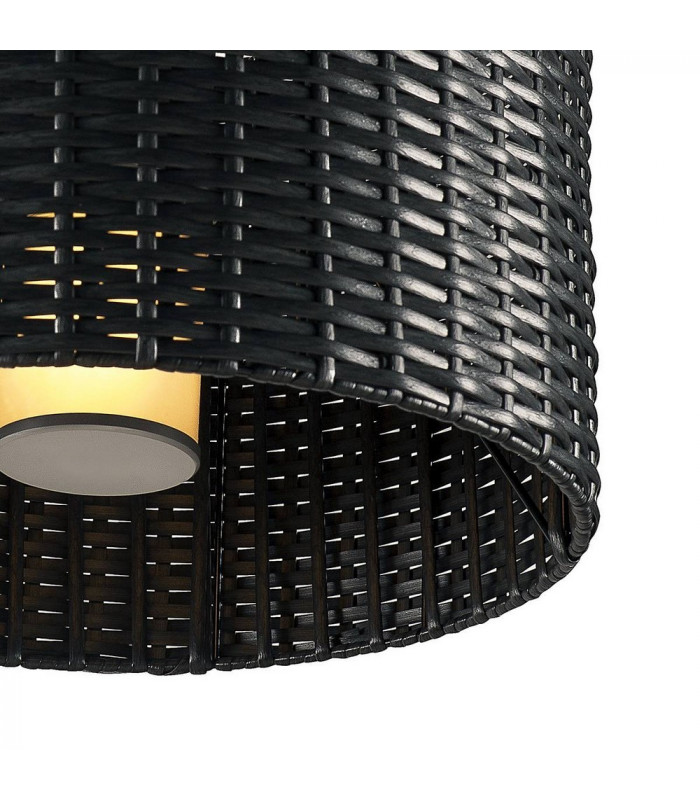 1 Light Outdoor Pendant, Round, Anthracite, H 38.5, 30.5 cm, IP44, E27