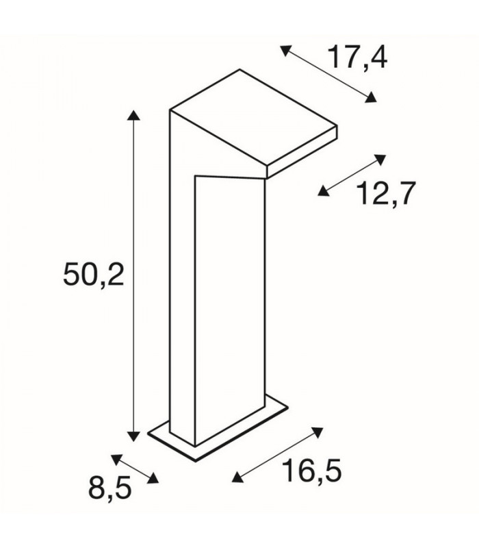 Floor Stand, Anthracite, 48 Led, Neutral White, 4000K, IP44