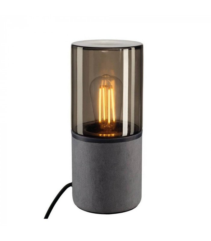 1 Light Table Lamp, Round, E27, Includes Switch, Connection Lead And Plug, IP44