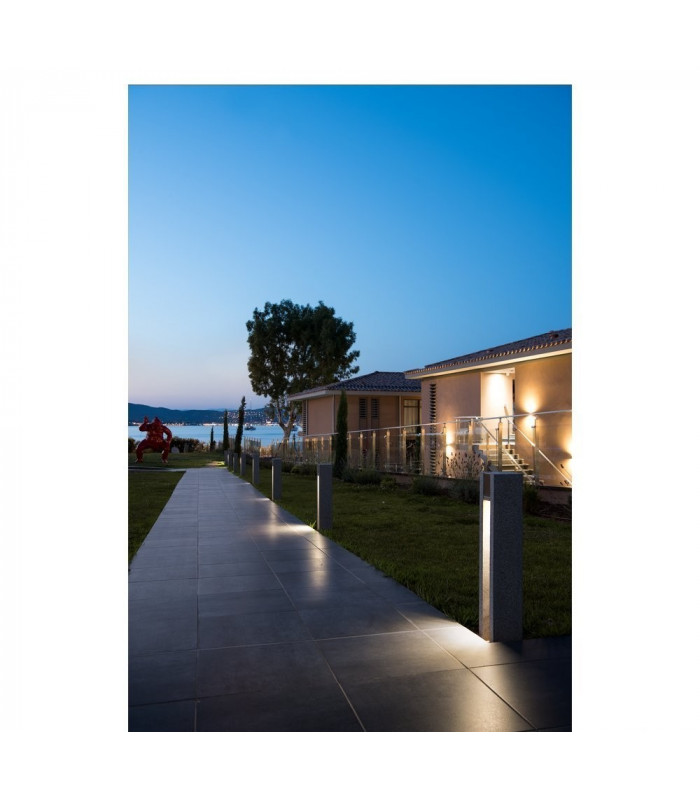 1 Light Square, Granite, Salt & Pepper, Gu10 Led, Ip44